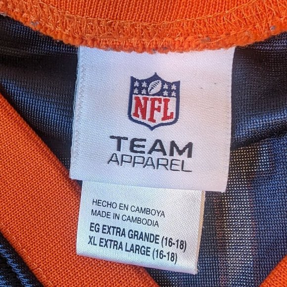 Chicago Bears Jay Cutler jersey NFL Team Apparel Kids XL 16-18 - Picture 8 of 12